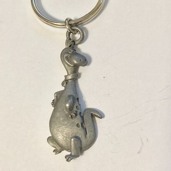Vintage Flintstones Dino Dinosaur Keychain Keyring Looney Tunes Warner Bros. - Picture 4 of 9